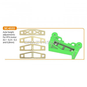 RT4 Motor Mount Axle Heigh Adjustements